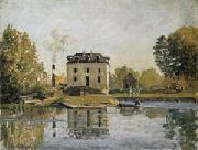 Alfred Sisley, Factory on the banks of the Seine. Bougival